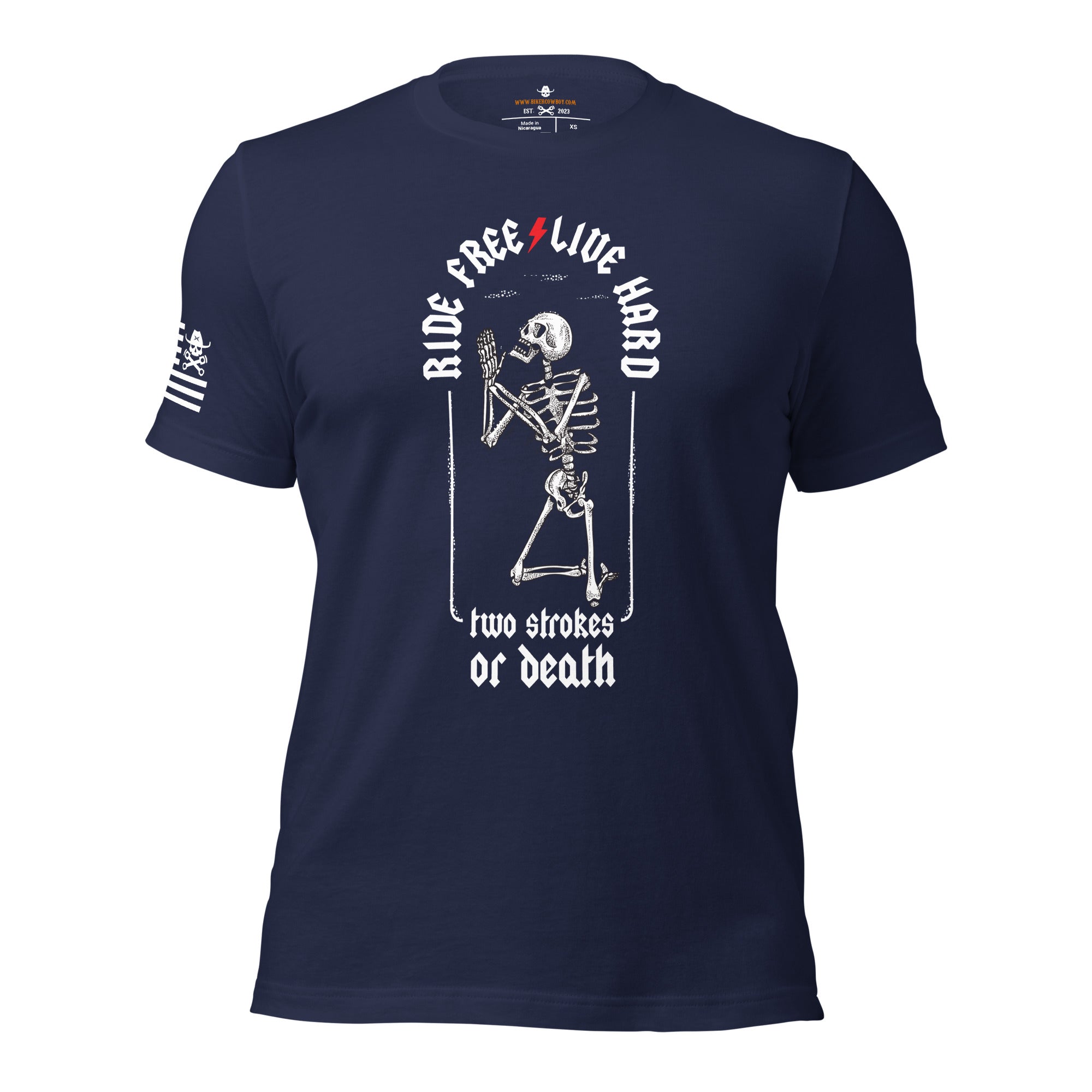 evilact Ride Hard Die Free トレーナー RIDE FREE/LIVE HARD TWO STROKES OR DEATH TEE – BIKERCOWBOY